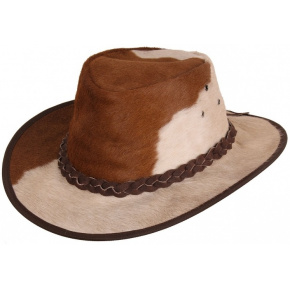 kožený klobouk Rustler