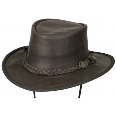 kožený klobouk Saddler