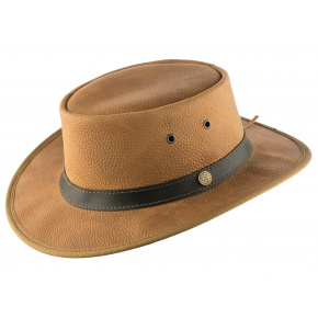 australský kožený klobouk Telford